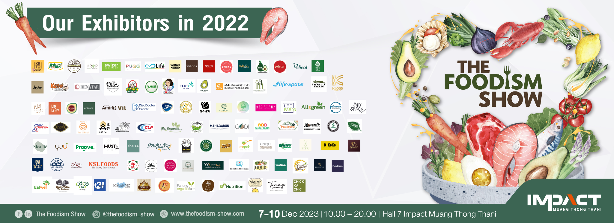 Thefoodismshow Healthy food brands 2022